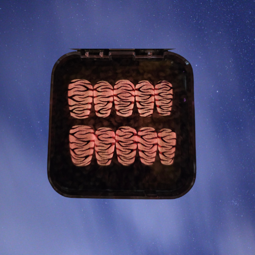 Glow Pink Zebra