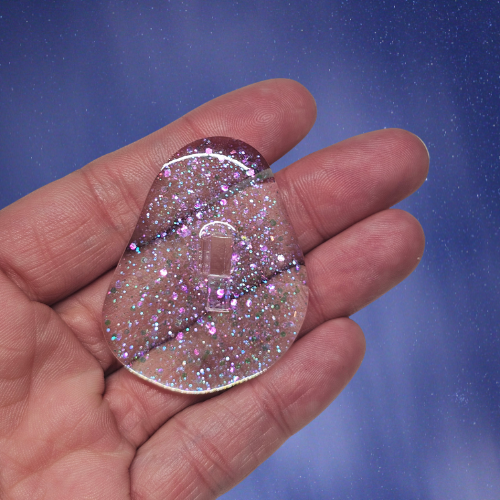 Single Iridescent Sparkle Magnet Free Nail Stand